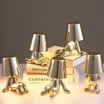 Milo Gold Figurine Cordless Table Lamp